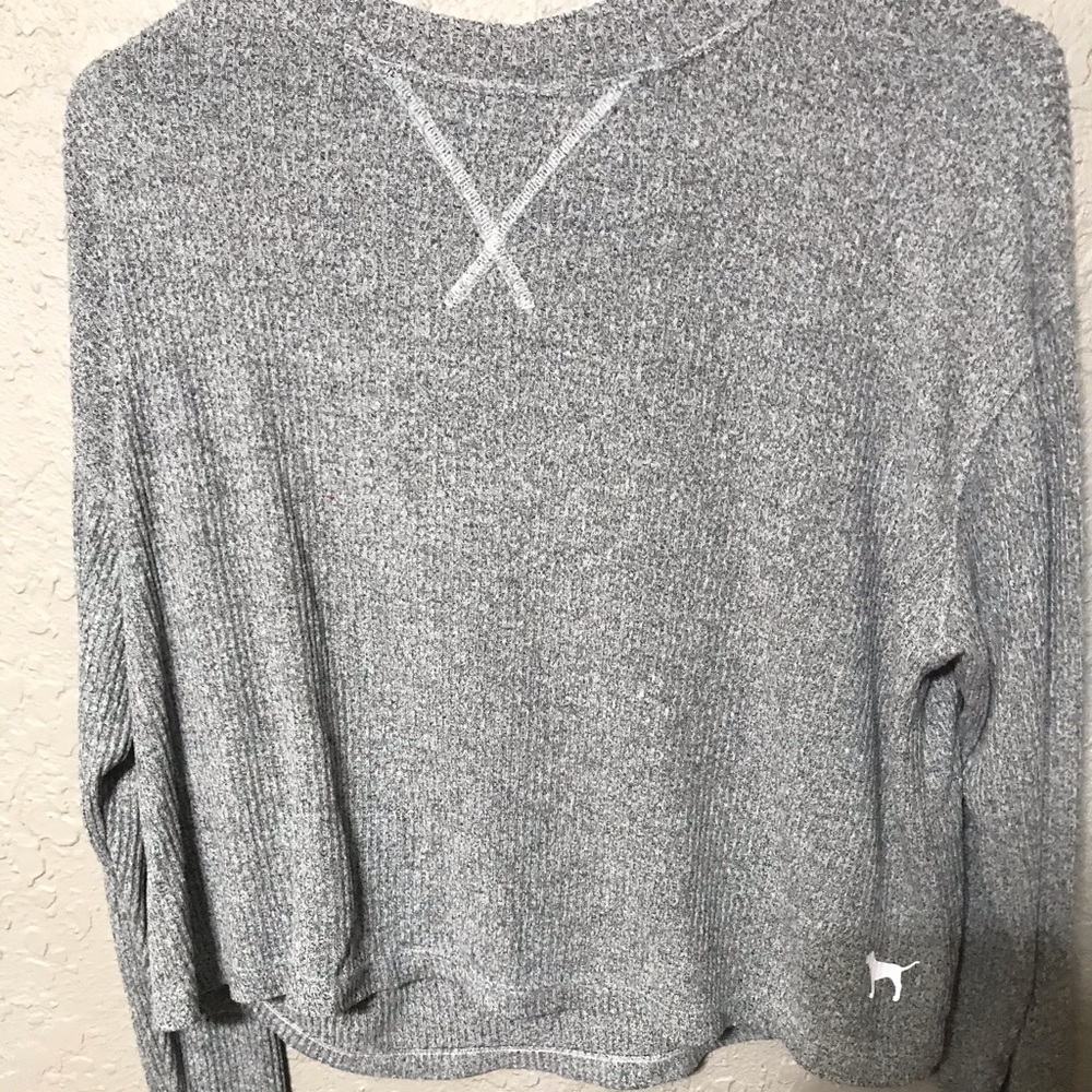 Pink grey Long sleeve